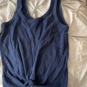 navy blue tank top